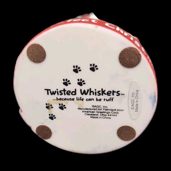 Twisted Whiskers Cat A Purr-fect Christmas Bobble Head American Greetings Decor - Picture 7 of 9